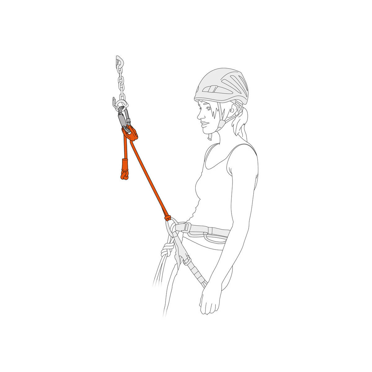 Petzl CONNECT ADJUST Adjustable Lanyard