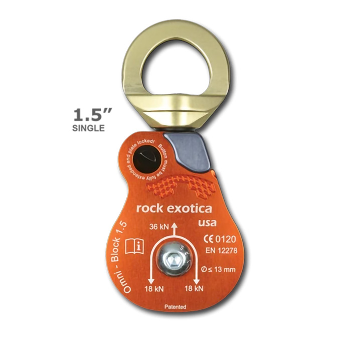 Rock Exotica Omni-Block SWIVEL PULLEY