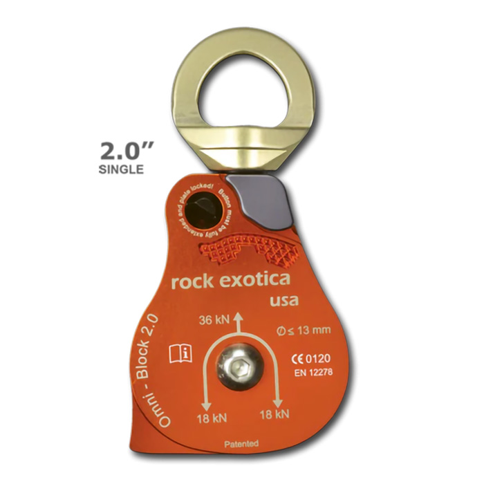 Rock Exotica Omni-Block SWIVEL PULLEY