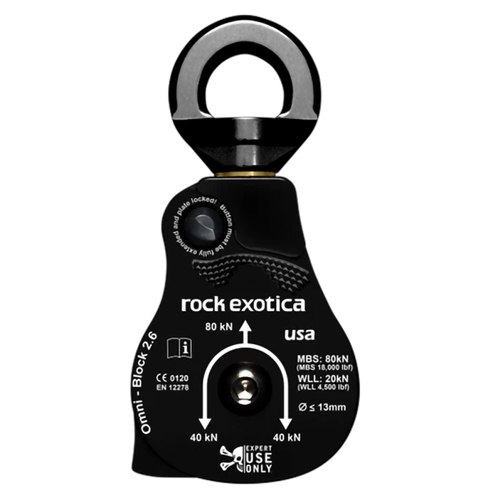 Rock Exotica Omni-Block SWIVEL PULLEY
